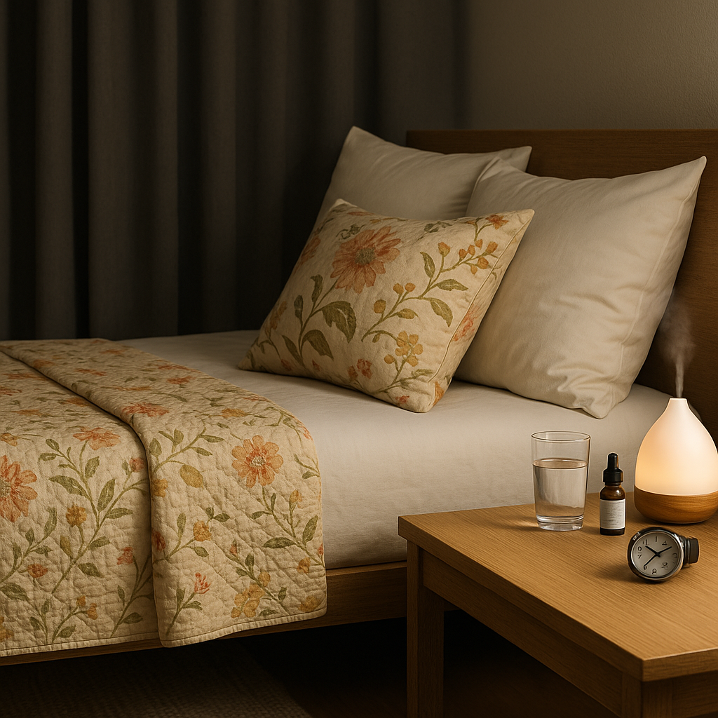 Chambre prête pour le rituel du coucher