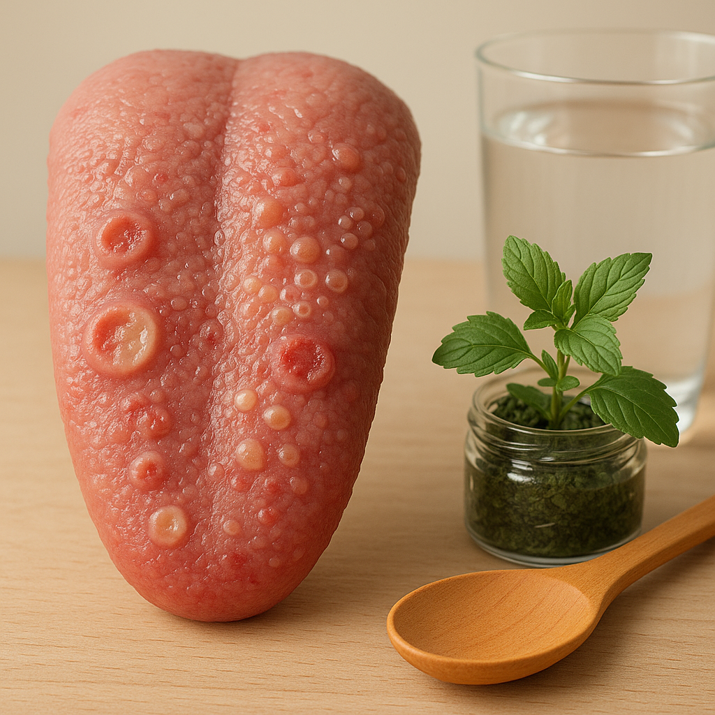 Bouton sur la langue : comprendre et traiter doucement