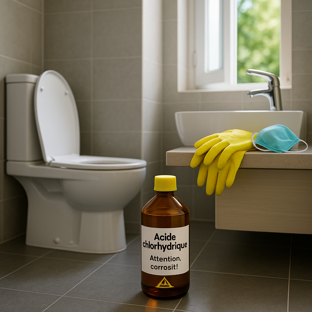 Éliminez le Tartre de Vos Toilettes : Guide Complet sur l'Utilisation de l'Acide Chlorhydrique!