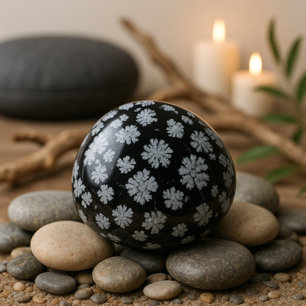 Obsidienne neige : Découvrez les vertus magiques de cette pierre de protection