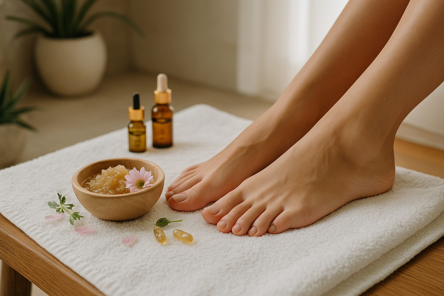 Peeling pied : la solution naturelle pour des pieds doux et éclatants
