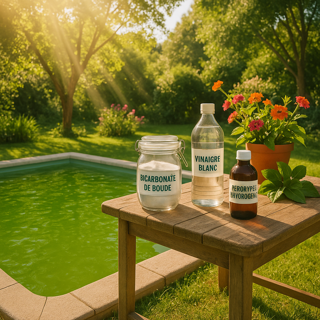 Découvrez les Remèdes de Grand-Mère pour Éliminer l'Eau Verte de Votre Piscine!