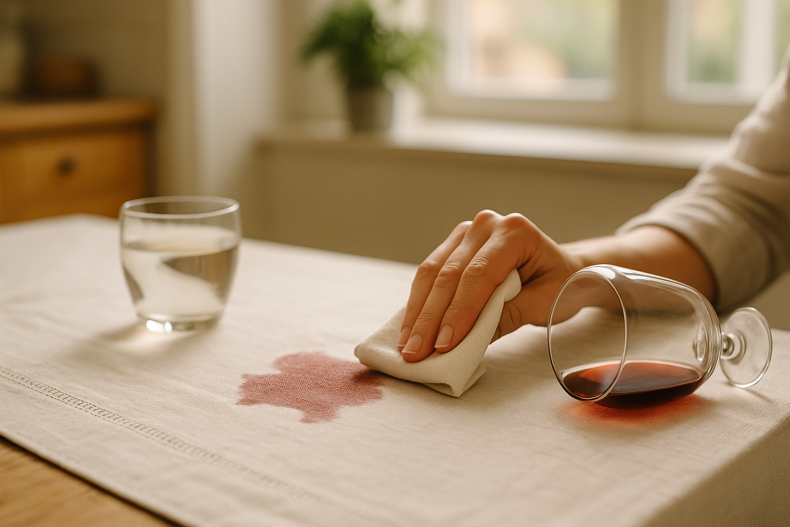 5 astuces infaillibles pour enlever une tache de vin rouge en un clin d'œil !